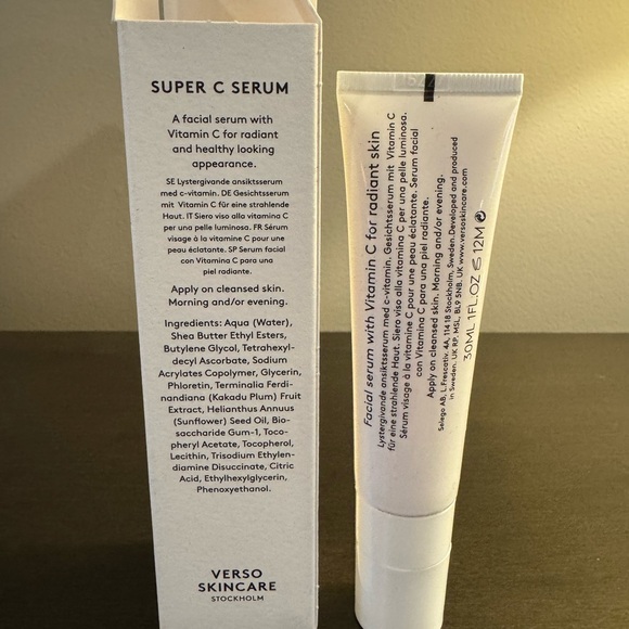 Verso Super C Serum 1 oz 30 ml Full Size NIB - Picture 2 of 3